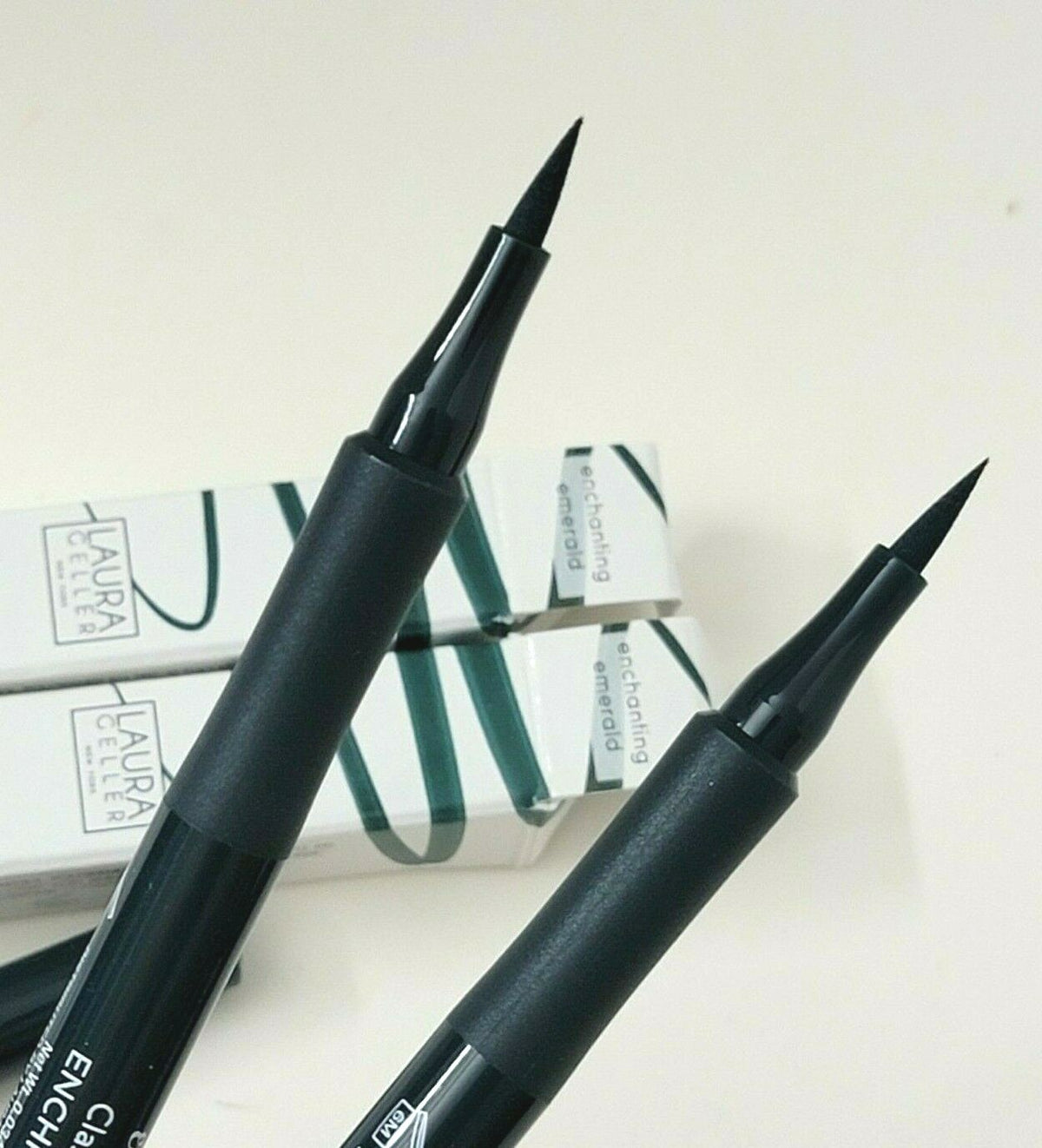 Laura Geller Eye Calligraphy Liquid Eyeliner 0.03 oz Enchanting Emerald - 2 Pack