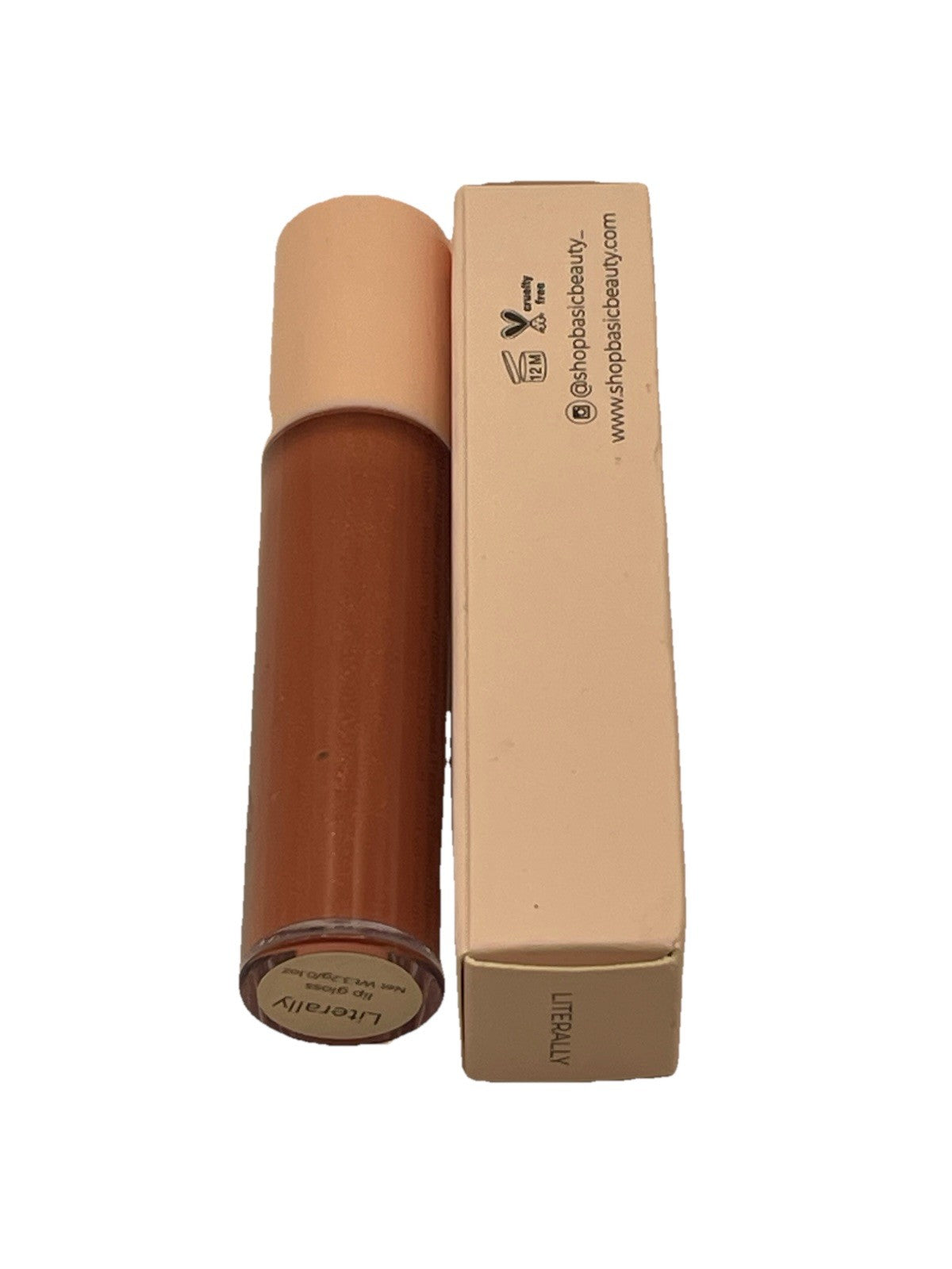 Lip Gloss - Pink, Hydrating & Shiny Lip Makeup by Basie Beauty