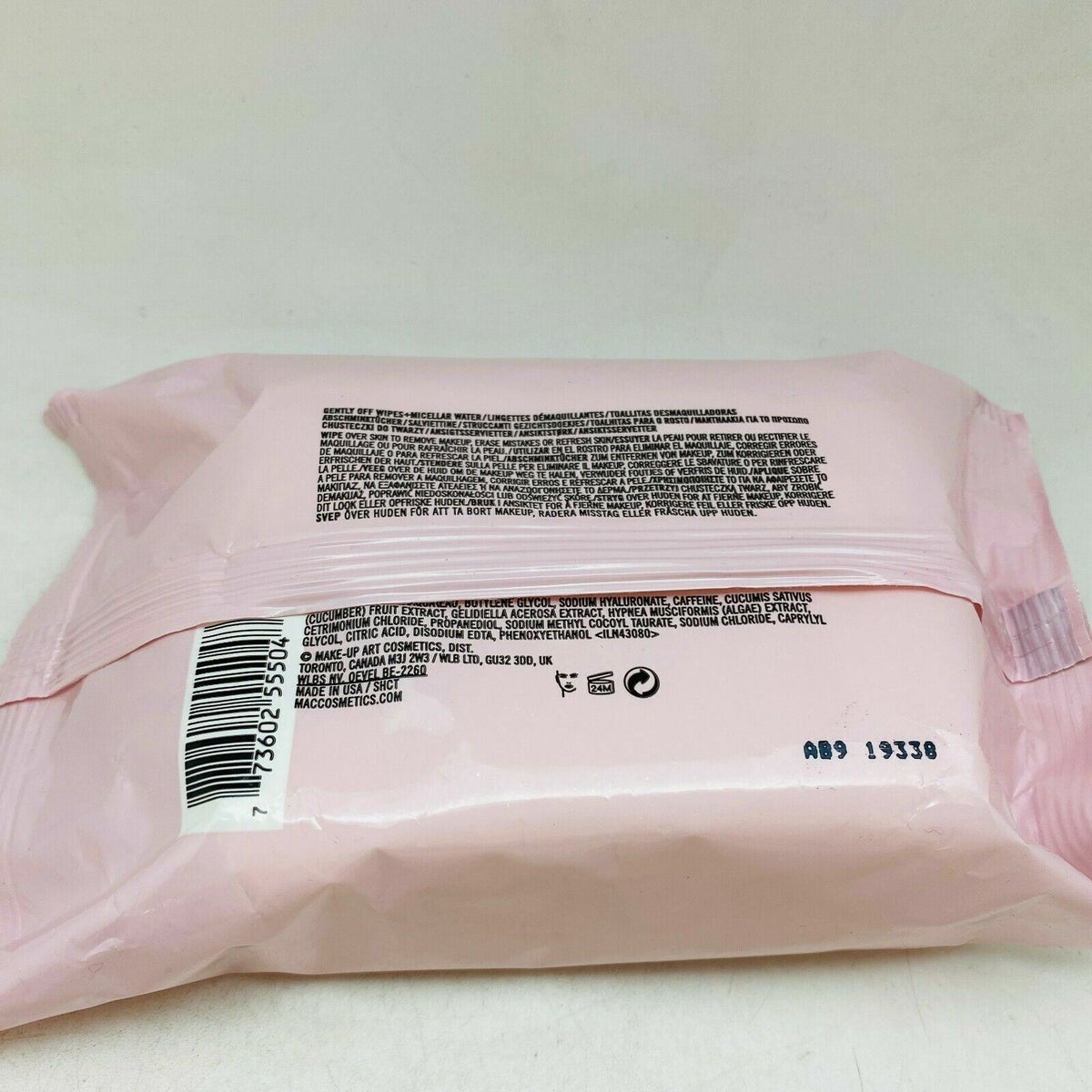 MAC Gently Off Micellar Water & Facial Wipes Set - 30 Sheets Cleansers