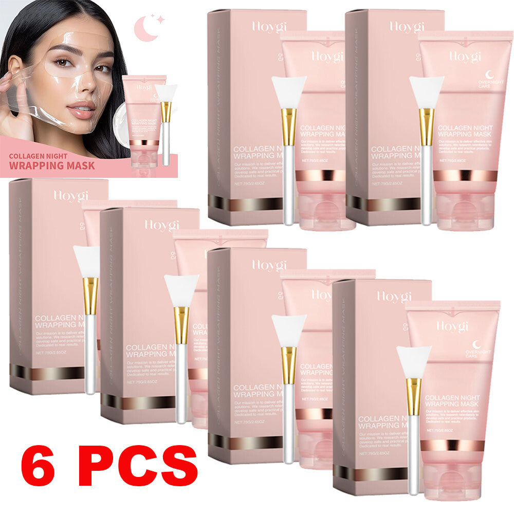 Collagen Night Wrapping Mask - Overnight Peel Off Facial Mask