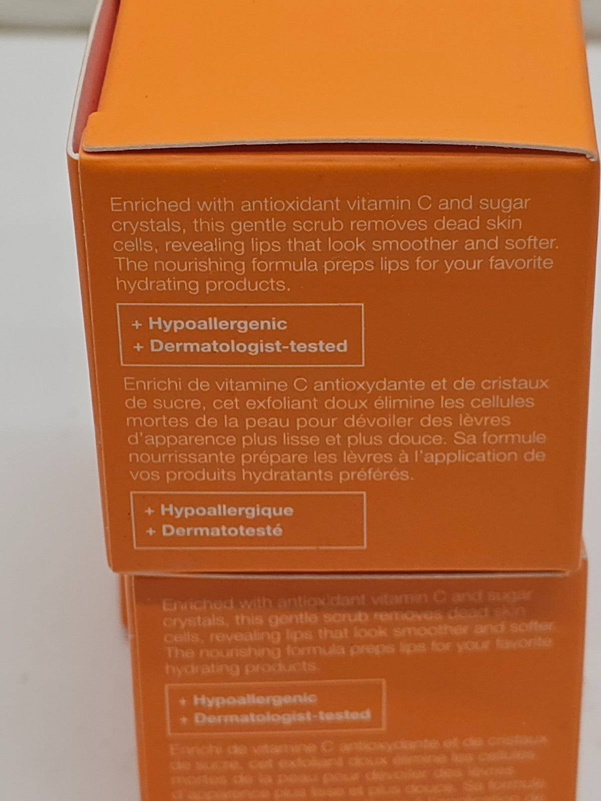 Vitamin C Lip Scrub Set - Hypoallergenic Exfoliants for Smooth Lips, 4-Pack