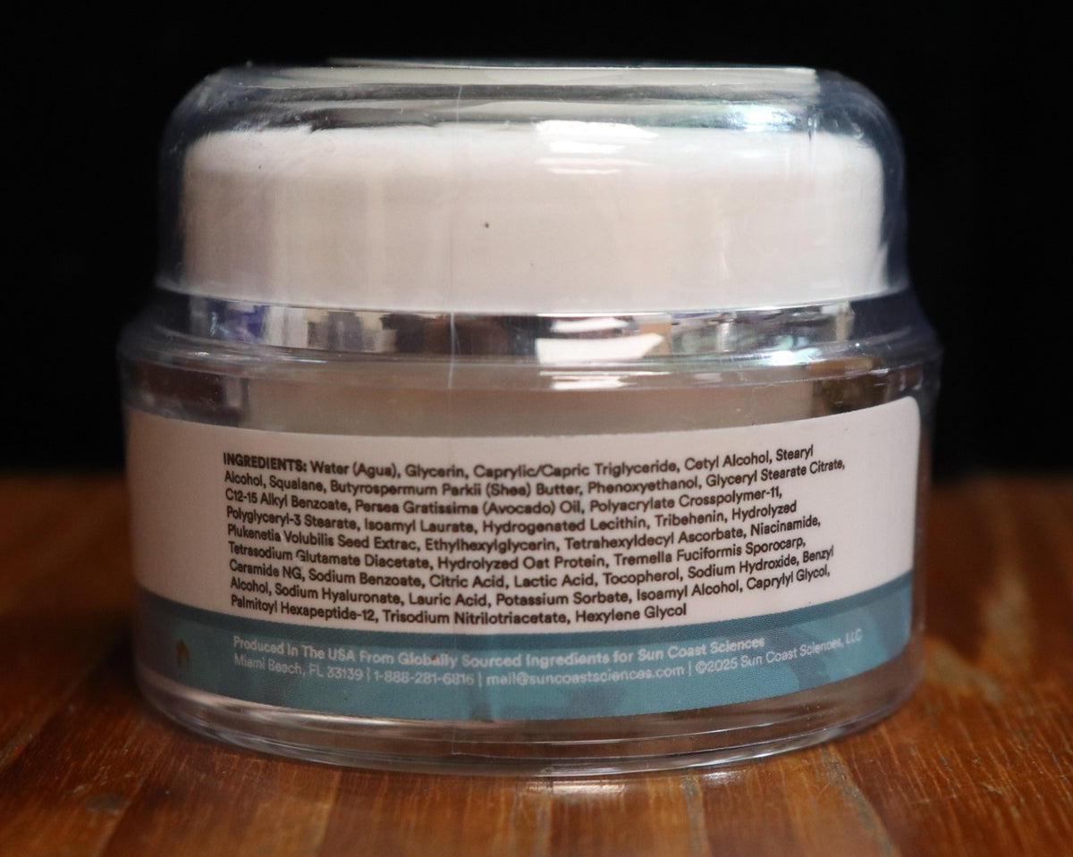 SunCoast Total Night Repair & Restoring Anti-Age Skin Cream with Peptides