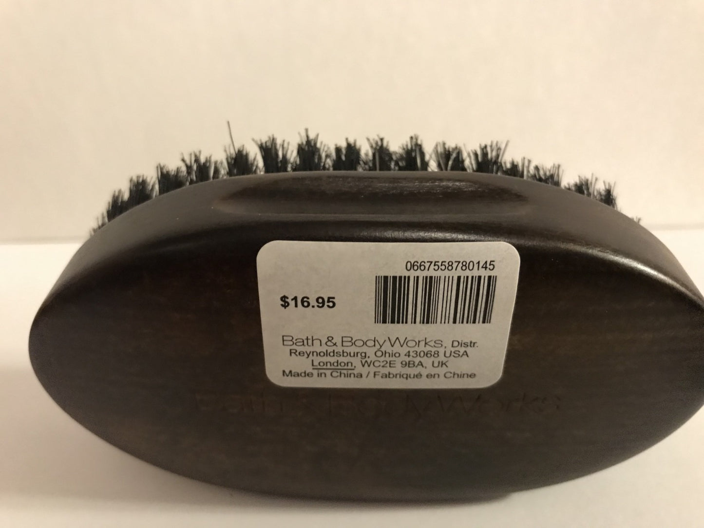 Men Beard Brush Wooden Handle Soft Bristle Facial Grooming Set - Bath & Body Works