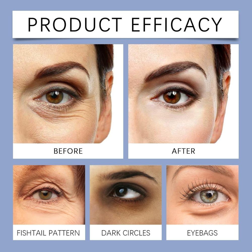 Micro-Needle Eye Patches Hyaluronic Acid Anti-Aging Wrinkle Mask Set