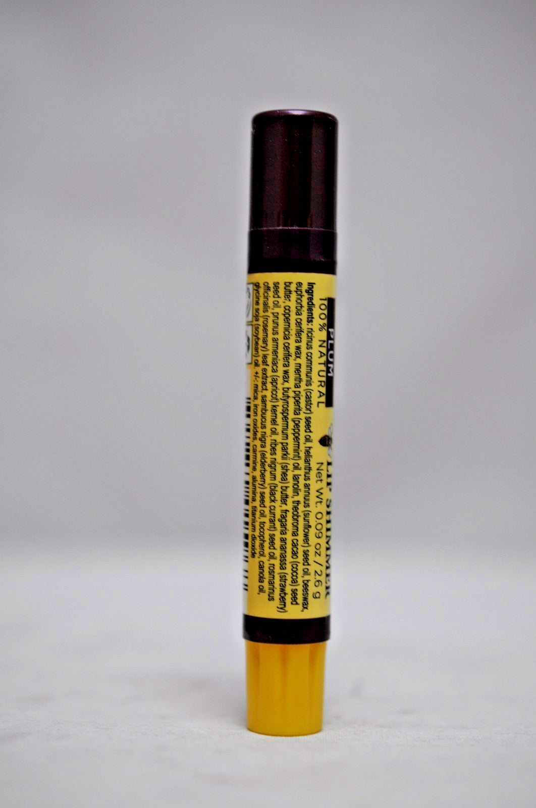 Burt's Bees Lip Shimmer Plum 0.09 Oz Natural Lip Gloss