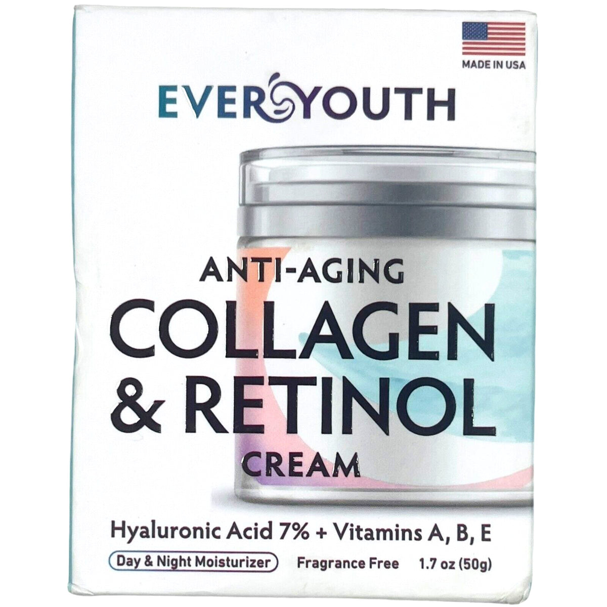 Collagen Retinol Face Moisturizer with Hyaluronic Acid - Anti-Aging Skin Care