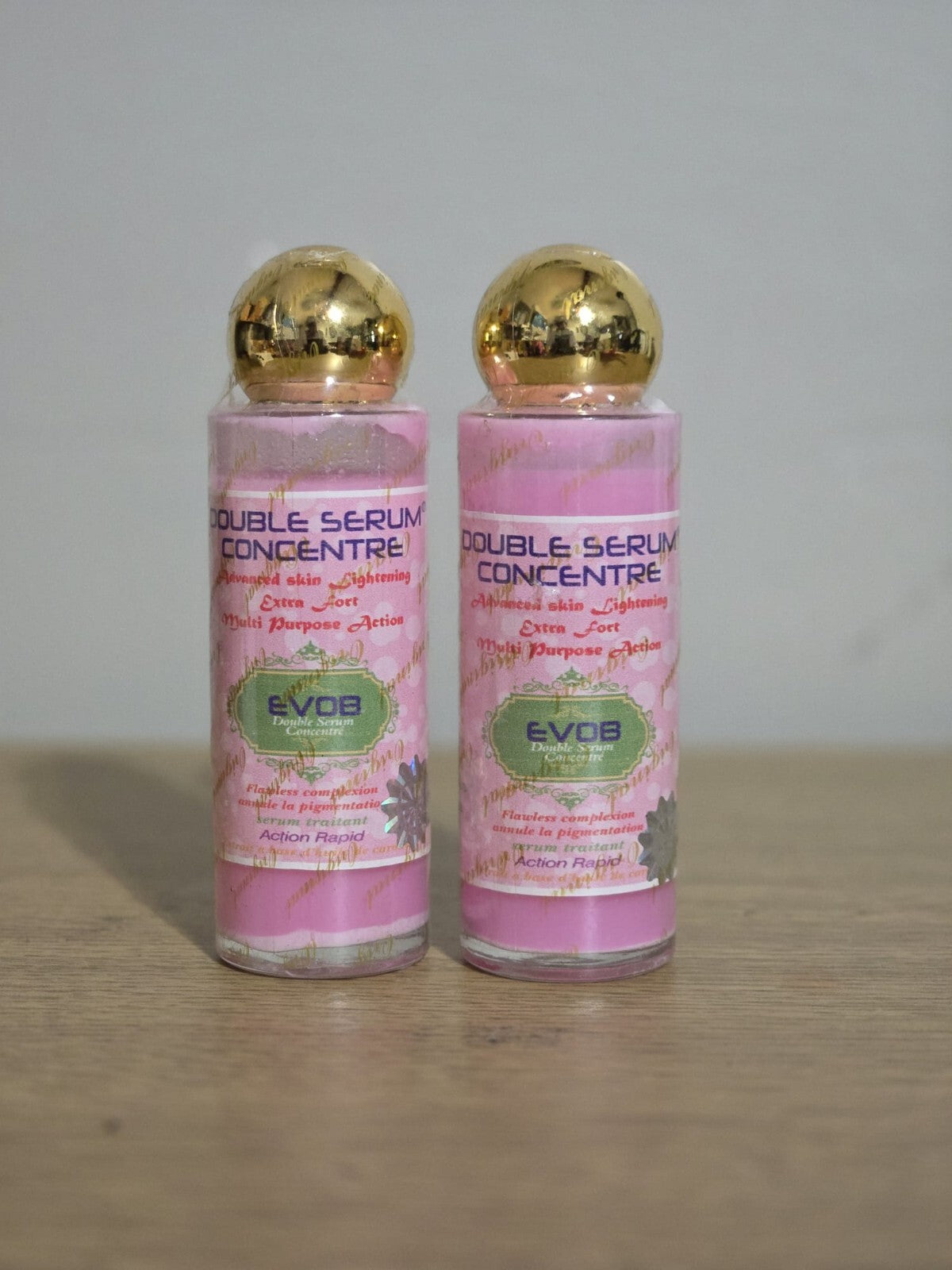 Double Serum Concentrate with Evob Seal - 75ml, Pack of 2 for Skin Care