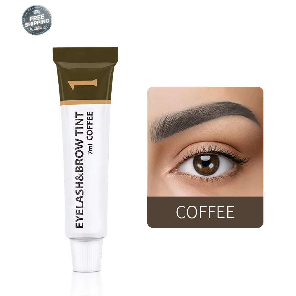 Waterproof Eyelash & Eyebrow Dye Tint Kit Long Lasting Color Gel - Multiple Shades