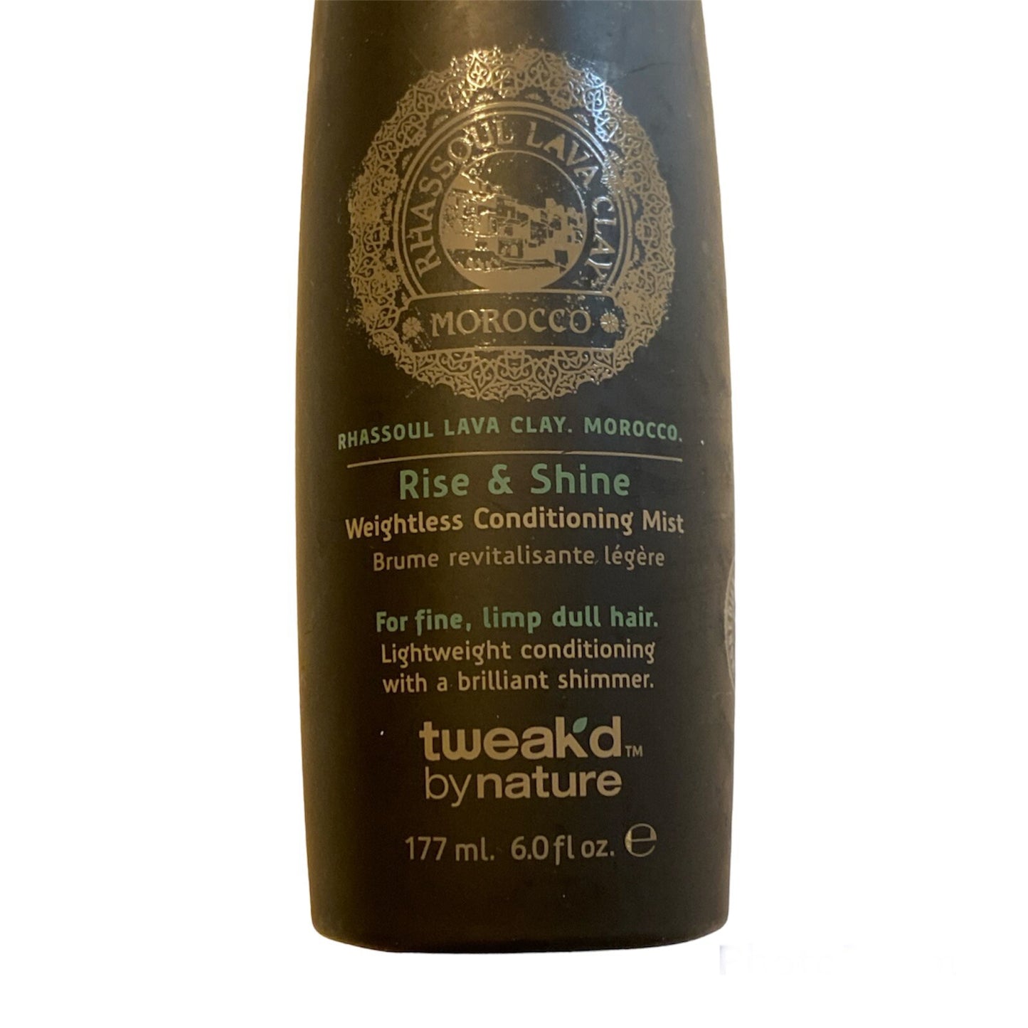 2 Pack Weightless Conditioning Mist with Pump - Rhassoul Hair Spray 6oz