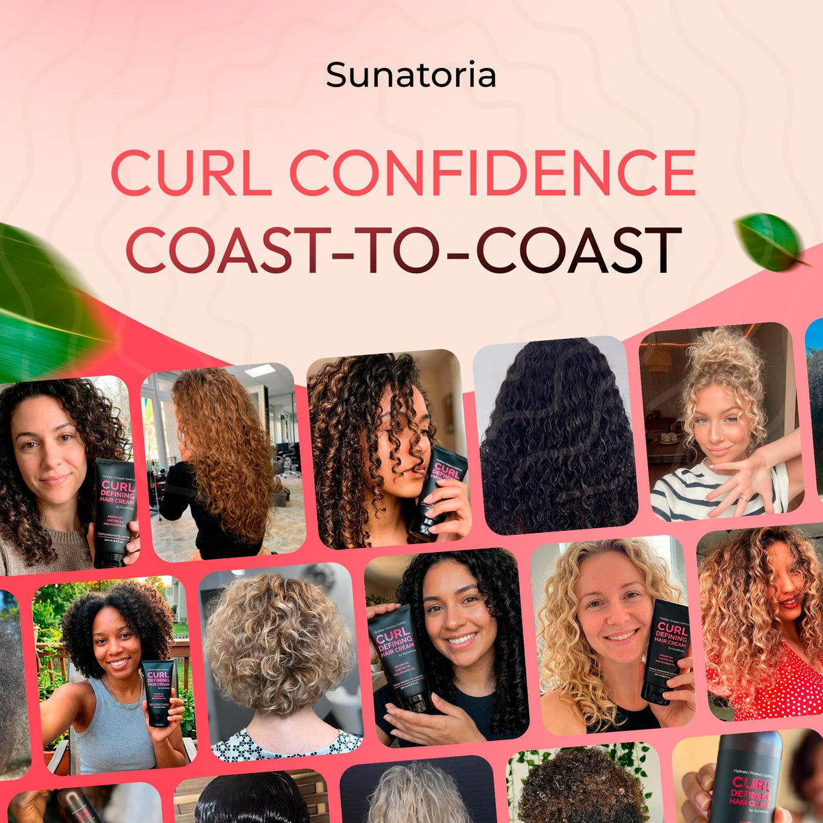 Curl Cream for Curly Hair Anti-Frizz Leave-In Styling Moisturizer 6.8 Fl Oz