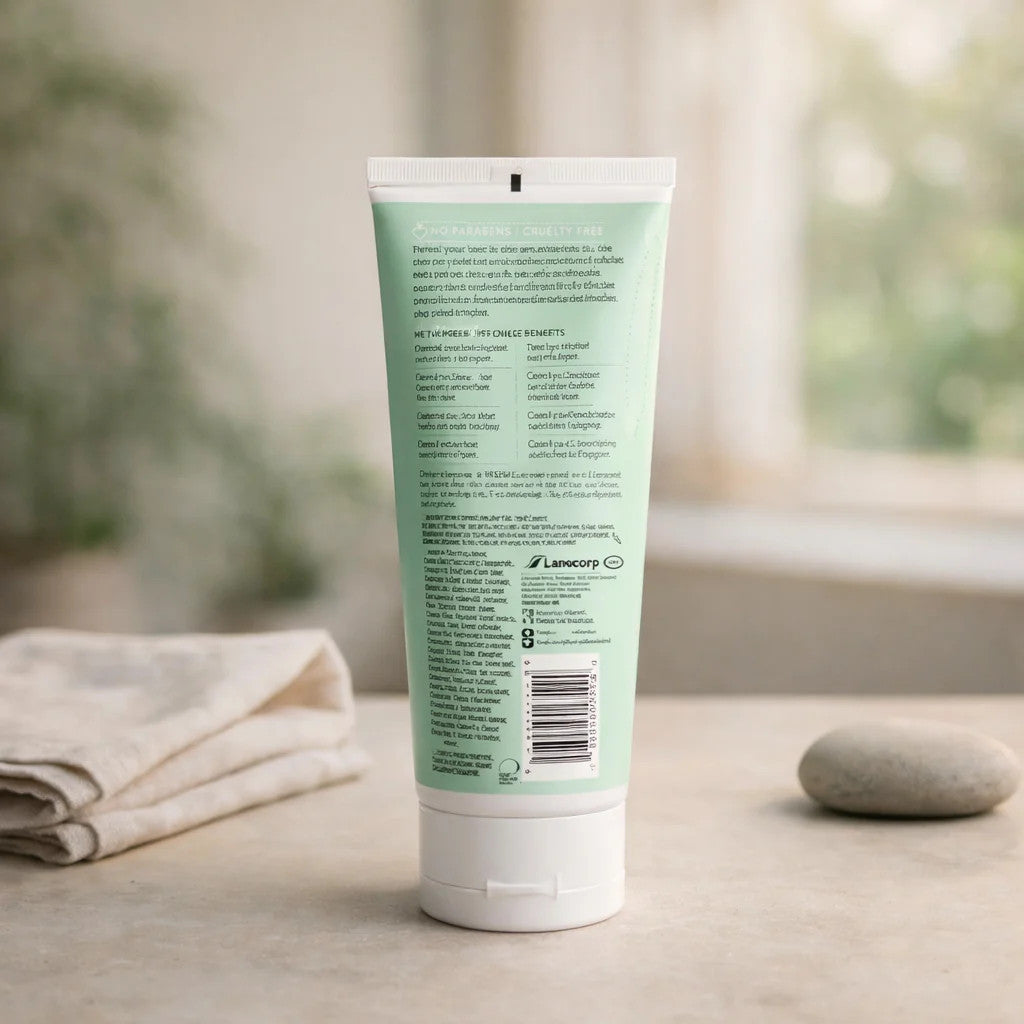 Vitamin E Aloe Facial Exfoliator - Gentle 2-in-1 Polish & Cleanser 7 oz