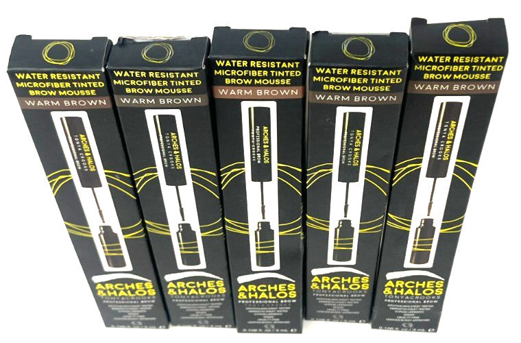 Microfiber Tinted Brow Mousse - Warm Brown - Pack of 5