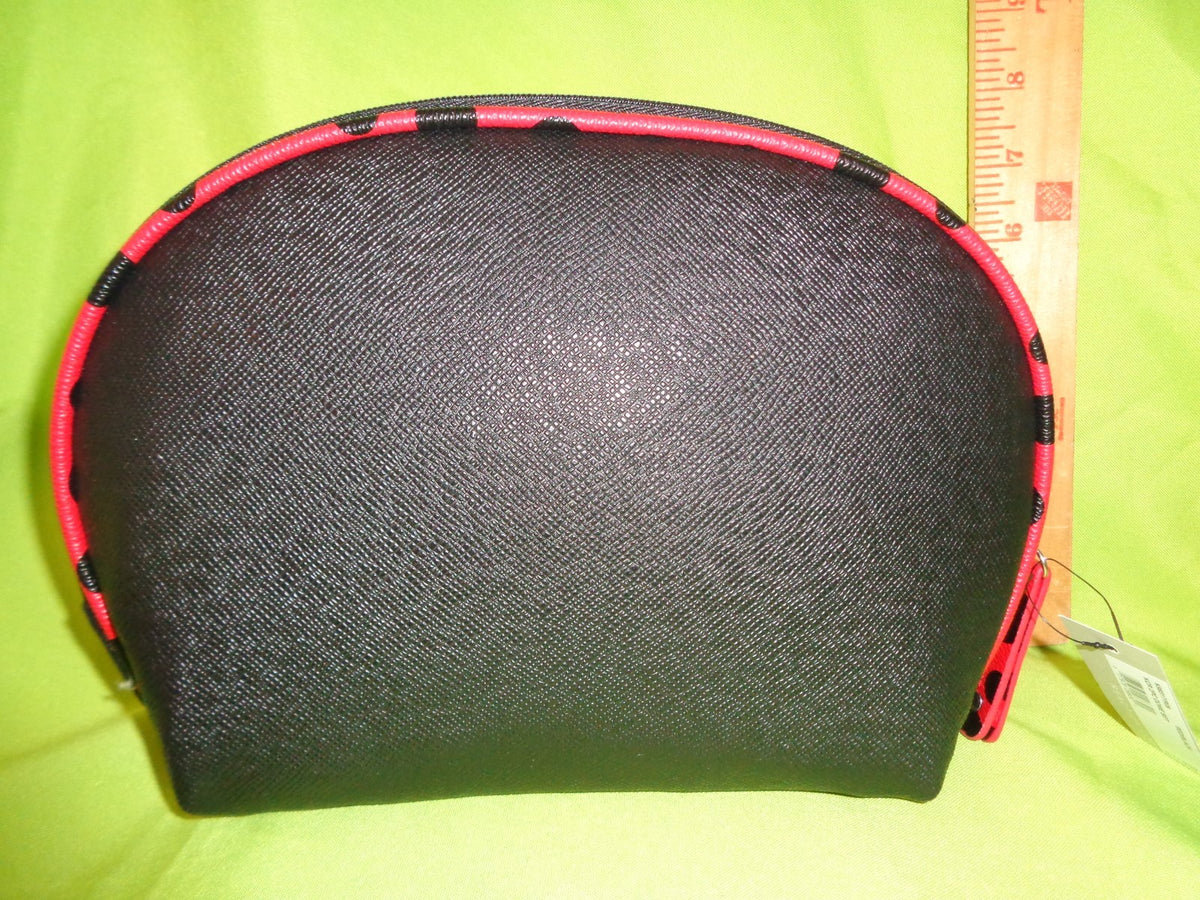 Red and Black Travel Makeup Bag & Purse Set - Kenneth Cole Reaction