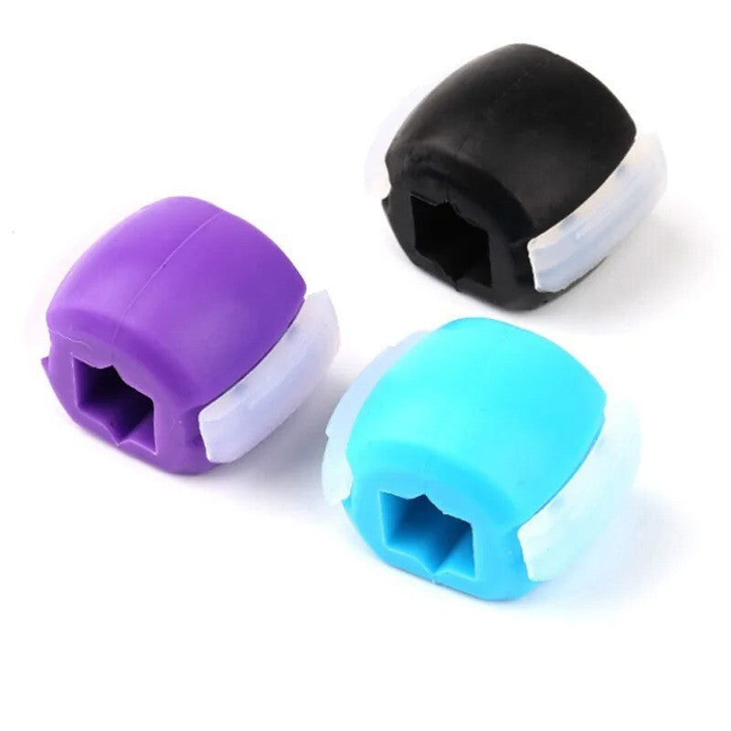 3 Pack Jawline Exerciser Balls for Face & Double Chin Toning - Men Women