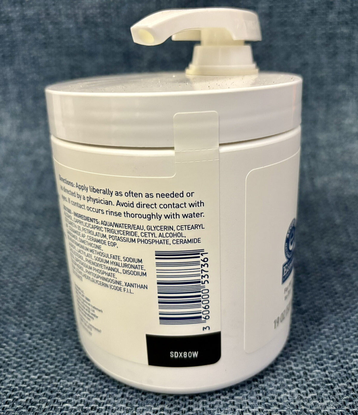 CeraVe Daily Moisturizing Cream with Pump (19 oz.) FREE SHIPPING