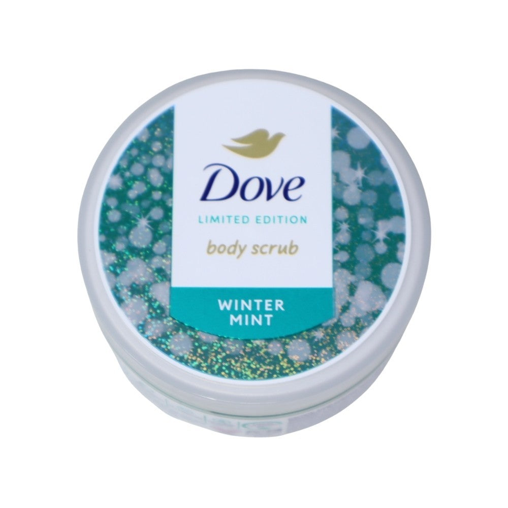 Pack of 3x Dove Limited Edition Body Scrub, Winter Mint, 3.5 Oz