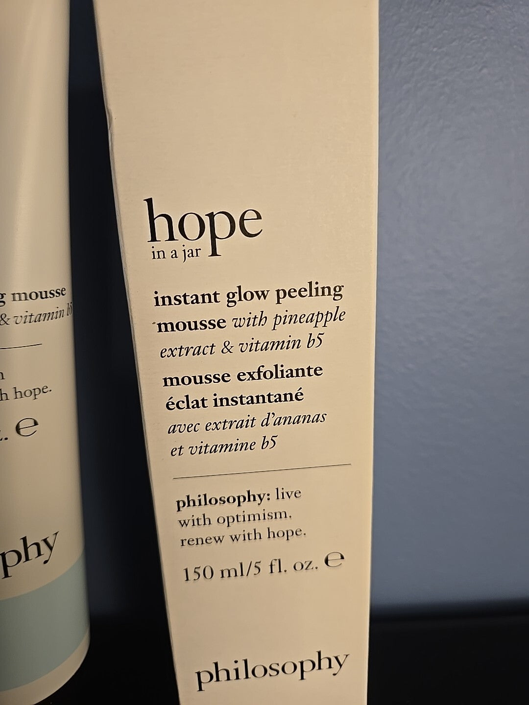 Hope In A Jar Instant Glow Peeling Mousse 2.5oz