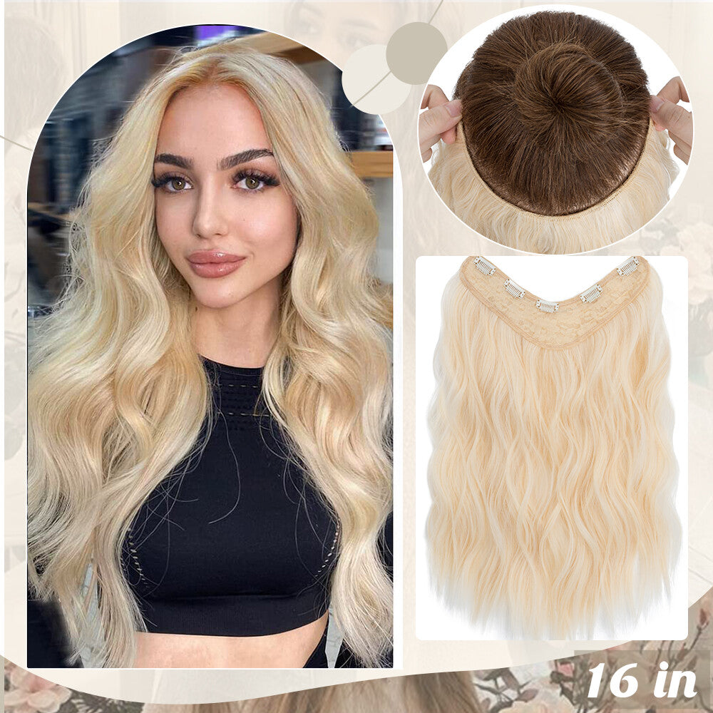 V-Shape & U-Part Clip-In Hair Extensions - Full Head Highlight, Multiple Lengths & Colors