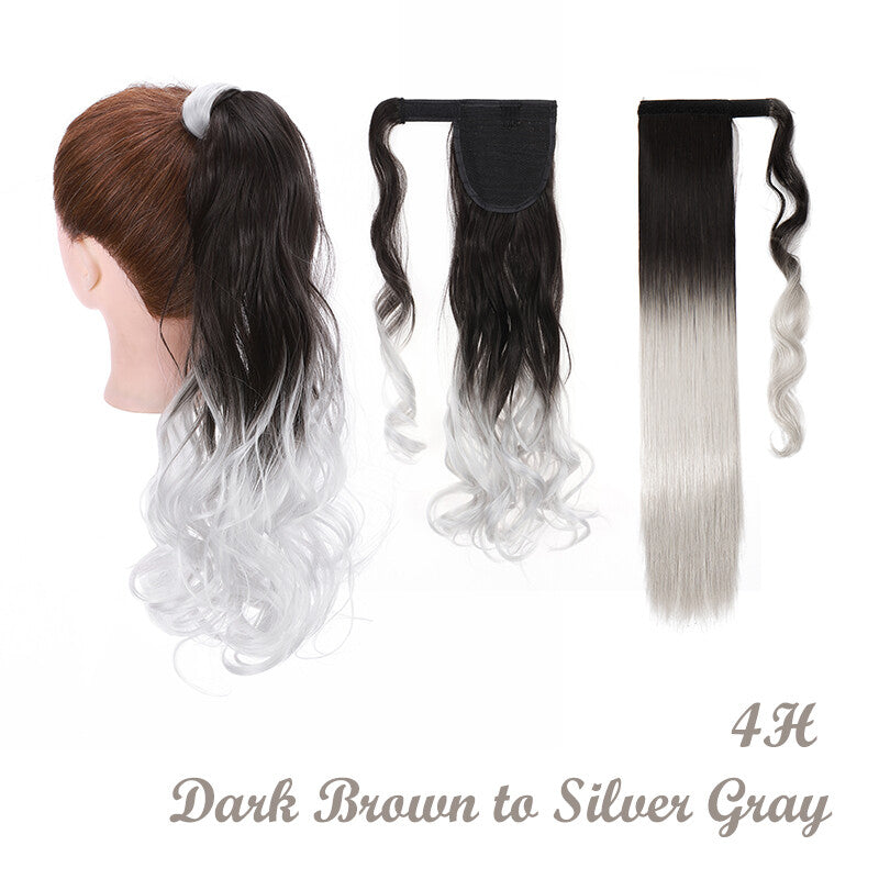 Ponytail Wrap Around Hair Extensions - Clip-In & Thick Styling
