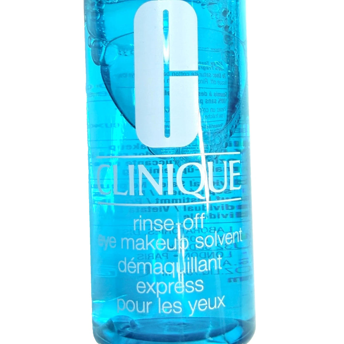 Lot of 2 Clinique Rinse-Off Eye Makeup Remover 2 oz/60 ml - Gentle Eye Makeup Remover