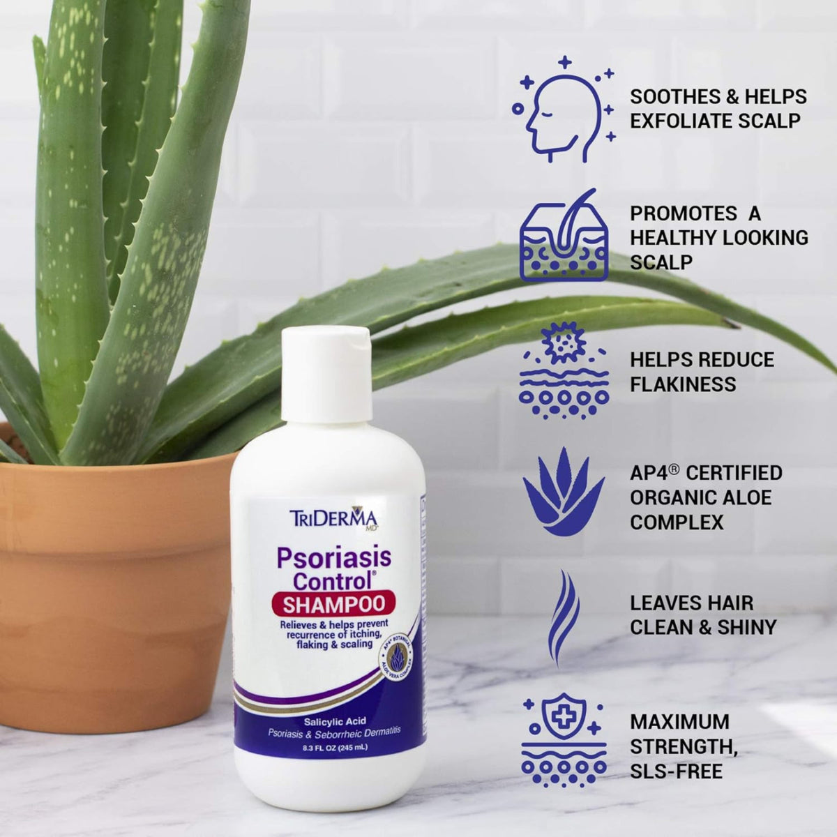 Triderma_Psoriasis Control Shampoo & Dry Scalp Conditioner Hair Care