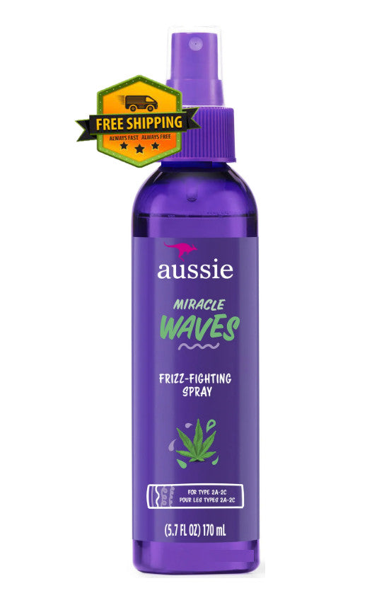 Aussie Miracle Curls Curl Refresher Spray Gel Max Hold for All Hair Types 5.7oz