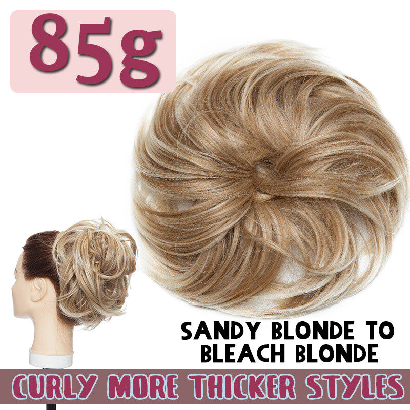 Thick Large Messy Bun Hair Piece Scrunchie Updo Wrap Hair Extensions
