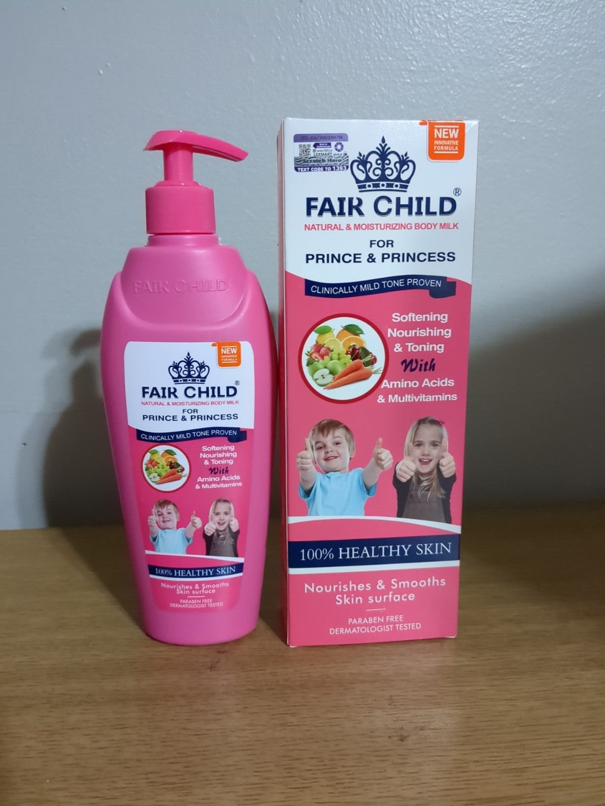Kids & Teens Face Body Lotion with Amino Acids & Multivitamins 400ml