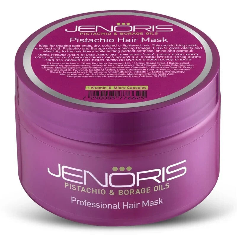 Pistachio Hair Mask for Dry & Treated Hair 250ml Nourishing Treatment