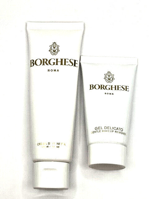 Travel Duo Set - Borghese Crema Saponetta & Gel Delicato for Skin & Makeup Removal