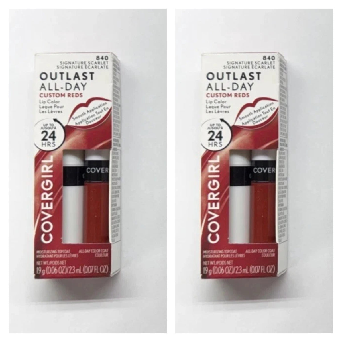 Outlast All-Day Lip Color with Topcoat - Choose from 4 Lip Color Sets