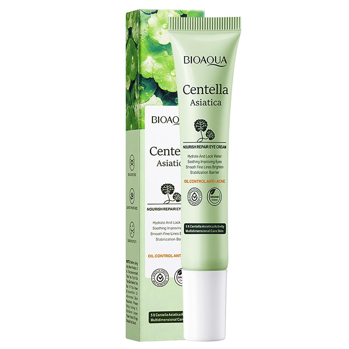 BIOAQUA Centella Asiatica Eye Cream with Soothing Oil Control 20g