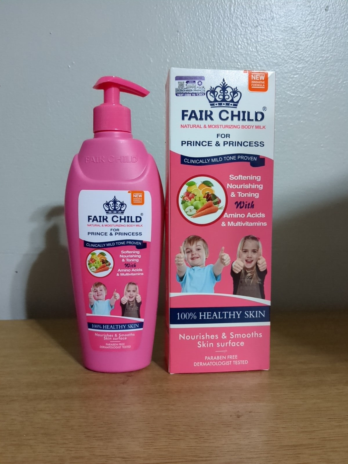 Kids & Teens Face Body Lotion with Amino Acids & Multivitamins 400ml