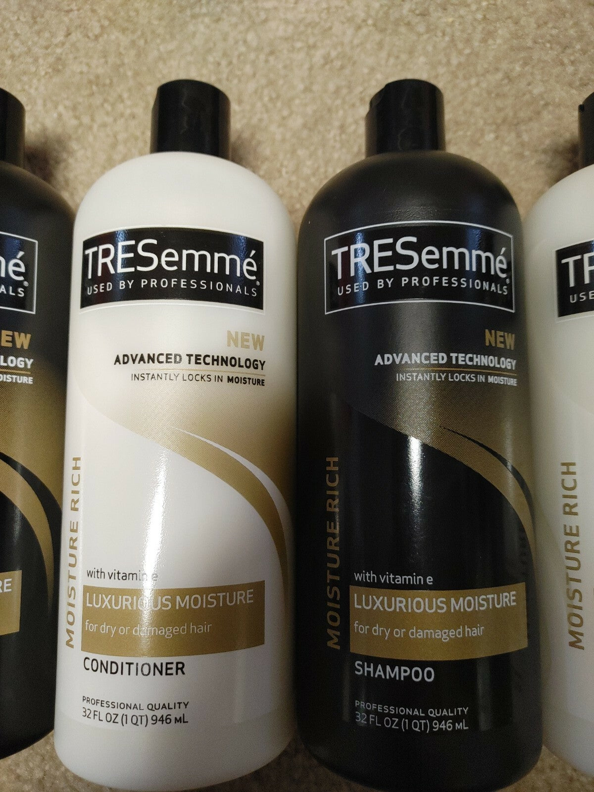 Moisturizing Shampoo & Conditioner Set for Dry Damaged Hair 32oz - Pack of 4