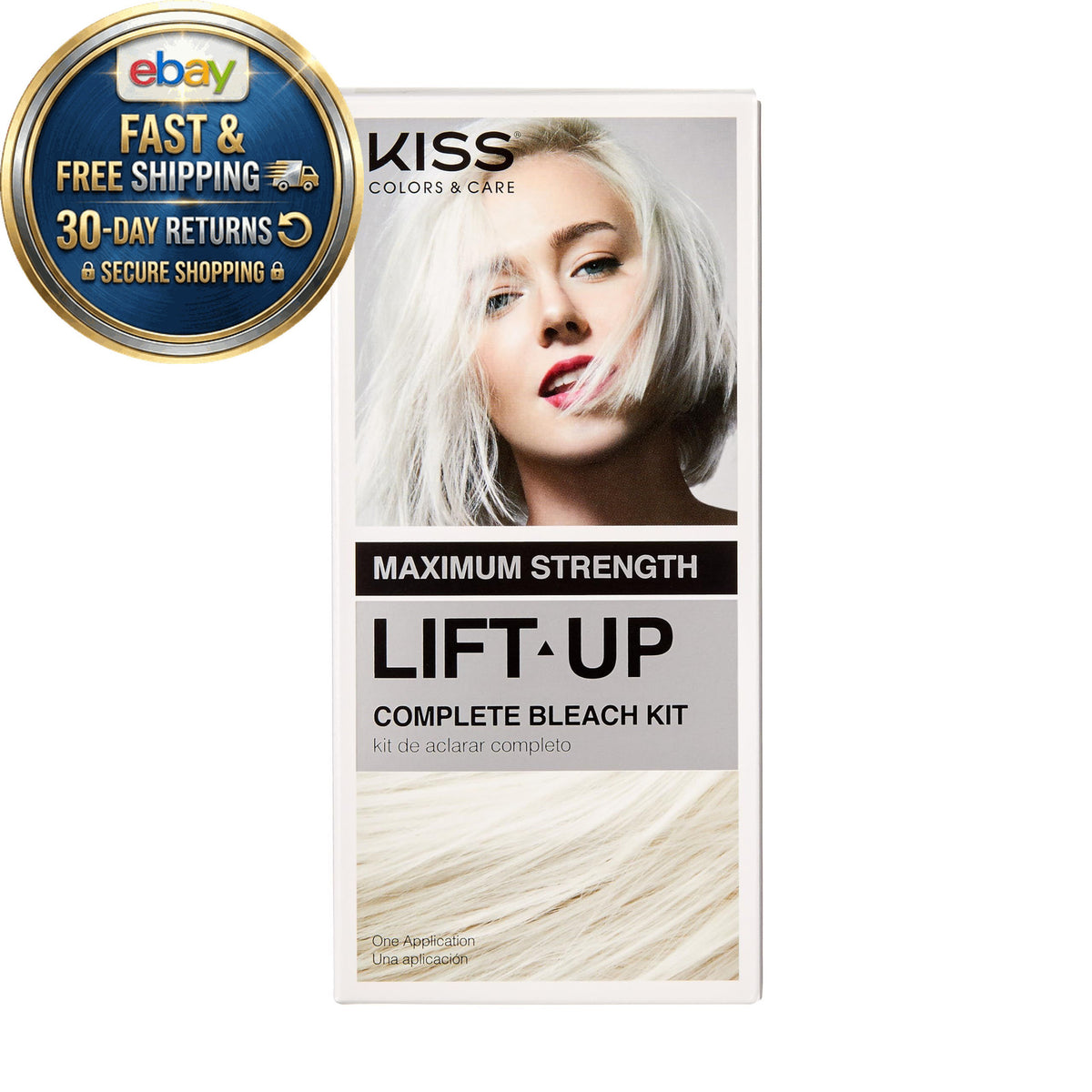 Colors & Care Lift Up Complete 6 Pc DIY Hair Bleach Kit with