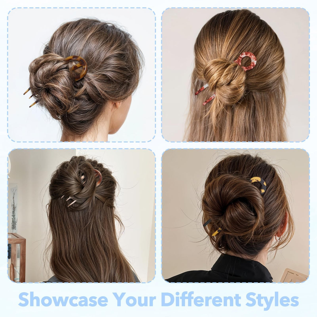 6Pcs Hair Pin for Women, Prestige French 6 Count (Pack of 1),