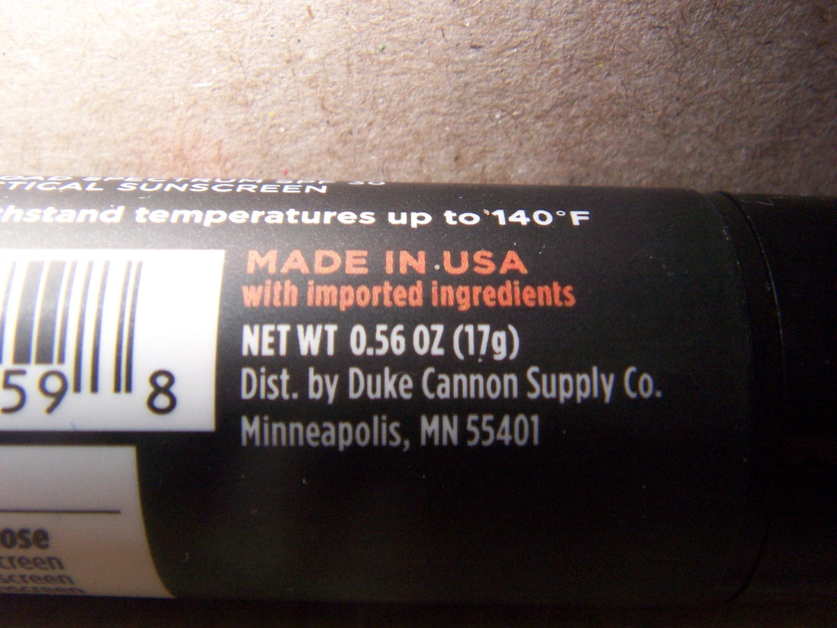 Tactical Sunscreen Lip Balm with SPF 30 - Large 0.56 oz, Blood Orange Mint