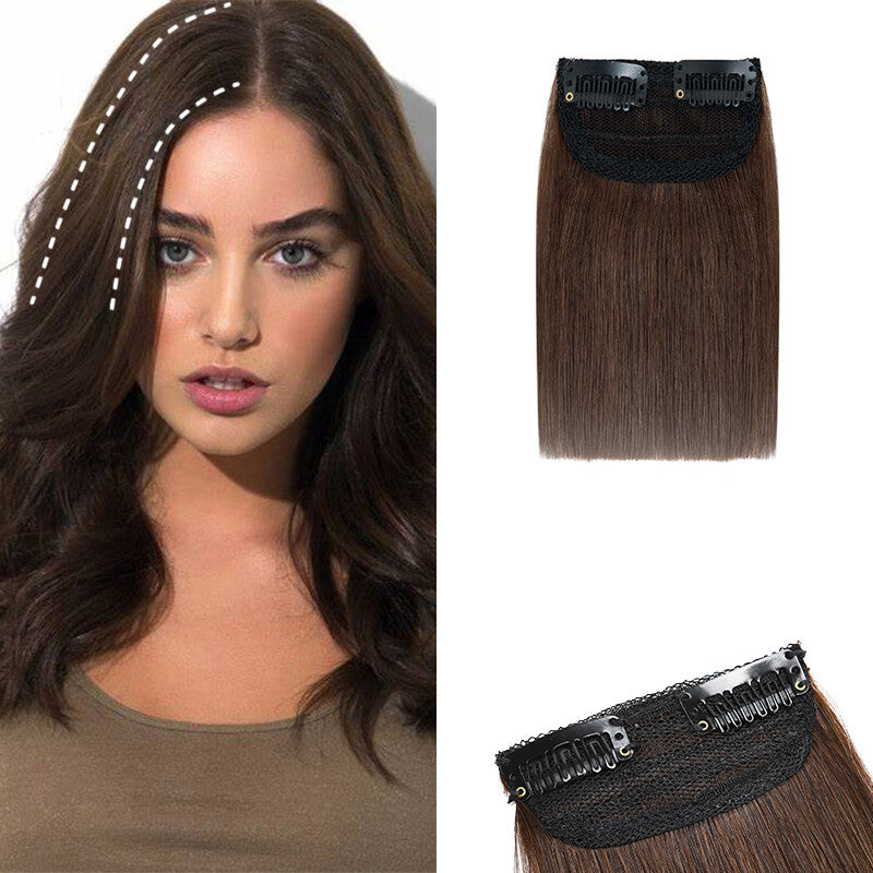 Clip-In Remy Human Hair Topper for Women with Thinning Hair