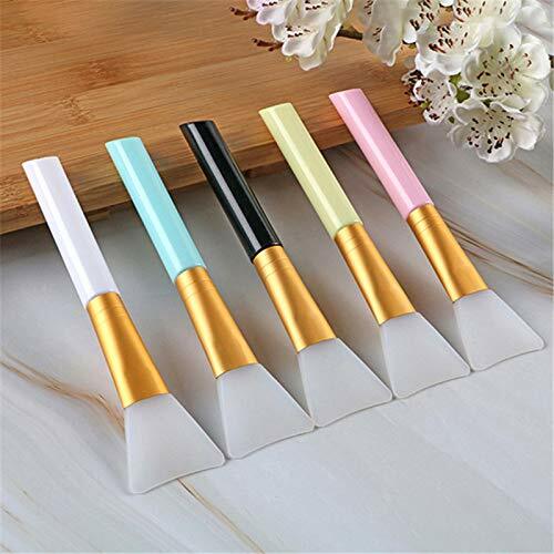 Silicone Face Mask Brush Set - 5 Soft Applicators for Mud, Clay & Charcoal Masks