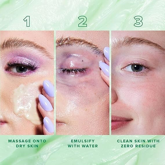 Farmacy Green Clean Makeup Remover Balm - Hydrating Face Cleanser 50ml