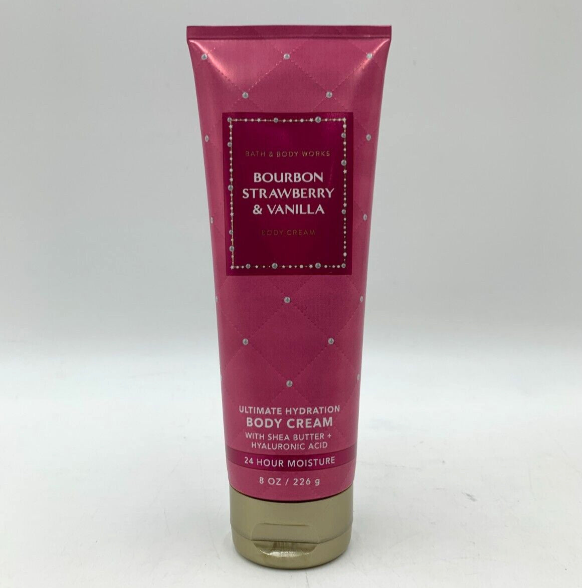 Shea Butter Body Cream 8 oz - Bourbon Strawberry Vanilla