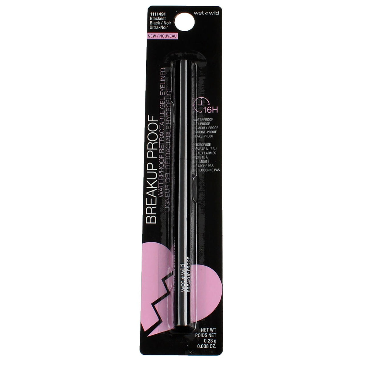 Waterproof Gel Eyeliner - Long Lasting Smudge-Proof Black 1111491