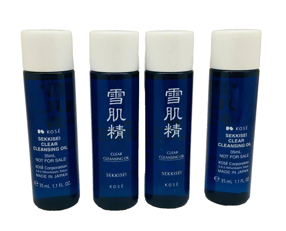 Kose Sekkisei Clear Cleansing Oil 33 ml Bundle (Lot of 4) New