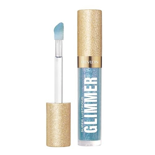 Hydrating Lip Gloss with Shimmer - Non-Sticky, Indigo Ice Finish