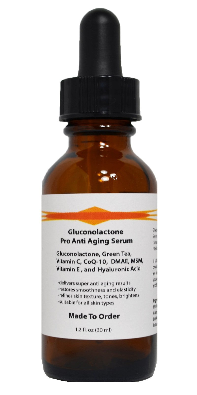 Pro Anti-Aging Serum with Hyaluronic Acid & Gluconolactone - Skin Rejuvenation