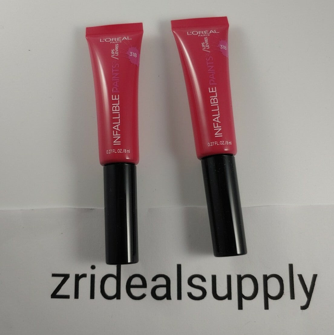Infallible Paints Lip Color 318 Fearless Fuchsia – 2 Pack