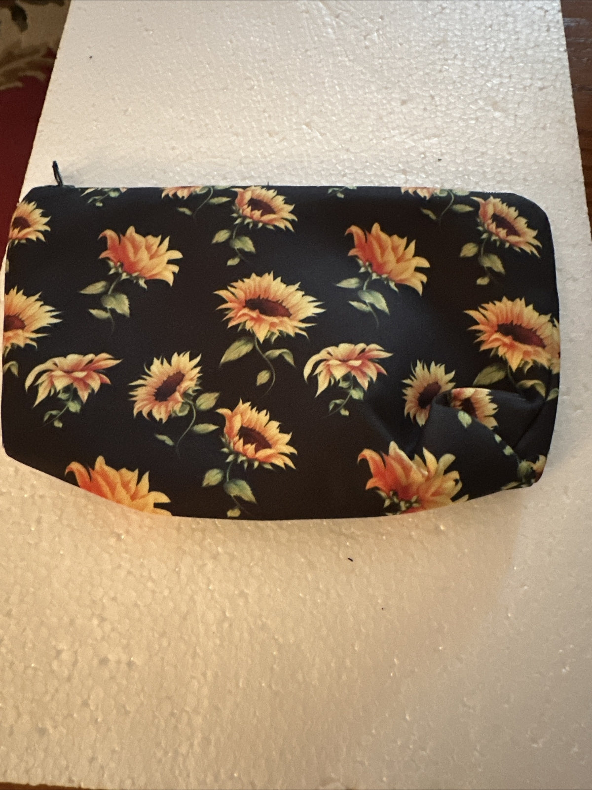 Colorful Sunflower Makeup Bag - Cute Floral Cosmetic Pouch