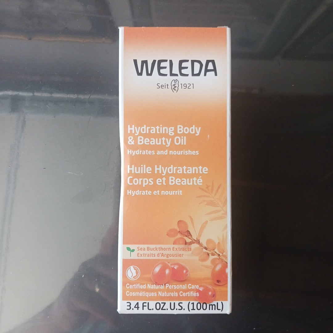 WELEDA Hydrating Body & Beauty Oil Sea Buckthorn Extracts 100 ml 3.4