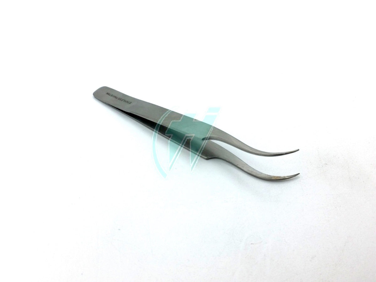 Eyelash Extension Tweezers Curved Stainless Steel Precision Tool