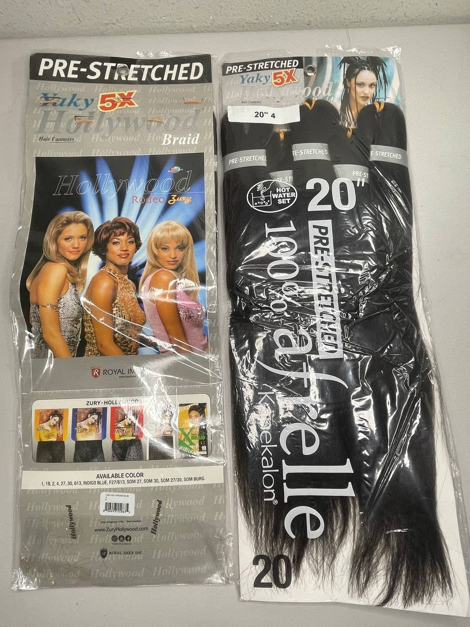 Pre-Stretched Braiding Hair 20 Inch Color 4 Kanekalon Yaky 5X